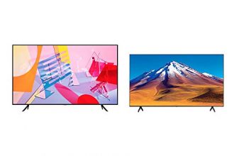 Imagen de TV Samsung 75″ 4k Smart TV QLED QN75Q60TAFXZX (2020) más pantalla 4K 43″ UN43TU6900FXZX